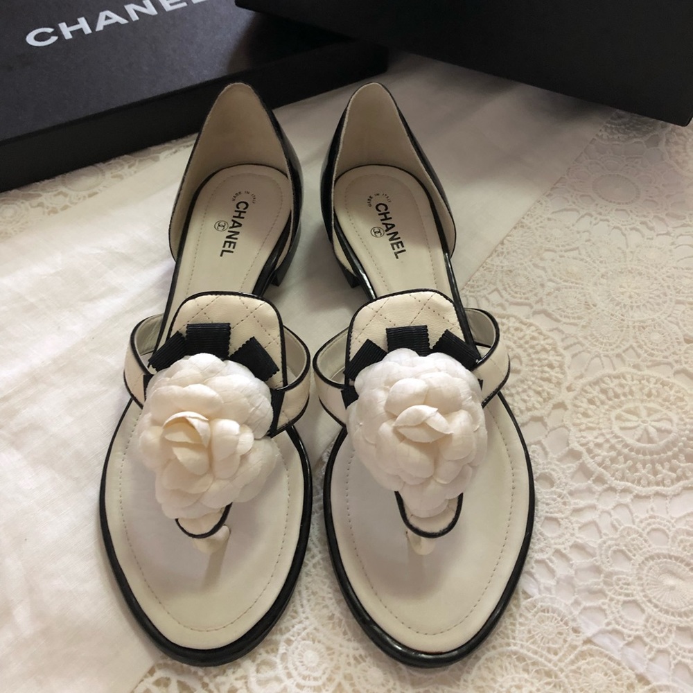 Chanel Camelia Sandals